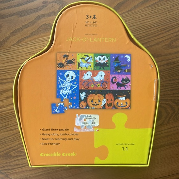 Crocodile Creek Jack-O'-Lantern Floor Puzzle - 36 piece - Picture 2 of 6